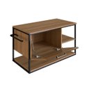 Ver imagem 4 de Conjunto Suspenso Banheiro Gabinete Espelheira 80cm Mel P1013