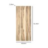 Painel de Madeira Teca Retangular Multiuso Natural 91,4x40,6x2,54cm - 2