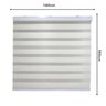 Persiana Double Vision Sunny 140larg X 160alt Linho Creme (com Bandô) - 5