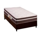 Ver imagem 1 de Cama Box Solteiro: Colchão Ortopédico Polar D28 Orthoface Vip Brown + Base Crc Suede Brown (88x188