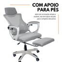 Ver imagem 2 de Cadeira de Escritório Presidente Executiva Oficial Supreme - Cinza - 1