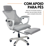 Cadeira de Escritório Presidente Executiva Oficial Supreme - Cinza - 1 - 2