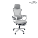 Ver imagem 2 de Cadeira de Escritório Presidente Executiva Oficial Supreme - Cinza - 1