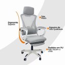 Ver imagem 5 de Cadeira de Escritório Presidente Executiva Oficial Supreme - Cinza - 1