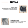 Cadeira de Escritório Presidente Executiva Oficial Supreme - Cinza - 1 - 7