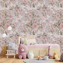 Ver imagem 3 de Papel de parede infantil floral menina adesivo flores PP02 M²