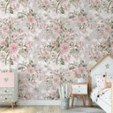 Ver imagem 5 de Papel de parede infantil floral menina adesivo flores PP02 M²