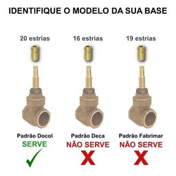 Acabamento Para Registro Docolbase Trio - 3