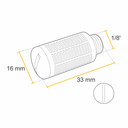 Ver imagem 4 de Silenciador Pneumático Plástico Premium 1/8