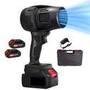 Ver imagem 1 de Soprador Turbo Fan 130.000 Rpm Bateria Recarregavel Potente Maleta Limpeza Casa Jardim Folha Detrito