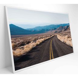 Quadro Estradas 120x80 Cm Vidro Impresso - 9