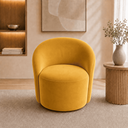 Ver imagem 1 de Poltrona Decorativa Yara Base Giratória Veludo Sala Estar Quarto Recepção Confortável