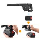 Ver imagem 4 de Soprador Aspirador Bateria Recarregavel Sem Fio Potente Folhas Poeira Detritos Sujeira Quintal Casa 