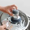 Escova de Aço Limpeza com Recipiente para Detergente Multiuso Lava Louças - 4