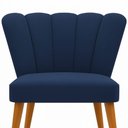 Ver imagem 3 de Cadeira Decorativa para Penteadeira Quarto Mesa de Jantar Liz Azul