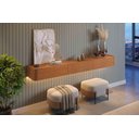 Ver imagem 1 de Nicho Union 3 Gavetas com Led Cor:naturalle