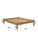 Ver imagem 2 de Cama Queen Turca New Madeira Maciça Cor Nogueira