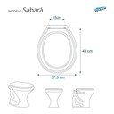 Ver imagem 4 de Tampa de Vaso Acrilico Decorado Borboletas Magenta Sabará para Vaso Icasa 6lpf