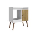 Ver imagem 1 de Aparador com 1 Porta Mel Off White Mdp 70x36x80cm Cantinho do Café Mb 1058 Movelbento