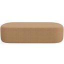 Ver imagem 7 de Cabeceira Cama Box Queen 160cm Lanna com Puff Recamier Doha W01 Bouclê Mostarda - Lyam Decor
