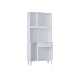 Armário Multiuso Kassia para Cozinha ou Área Gourmet 6 Porta:branco - 5
