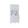 Armário Multiuso Kassia para Cozinha ou Área Gourmet 6 Porta:branco - 3