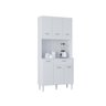 Armário Multiuso Kassia para Cozinha ou Área Gourmet 6 Porta:branco - 2