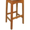 Ver imagem 6 de Banco Alto Áustria Madeira Maciça Assento Mdf Laqueado - Amêndoa/branco