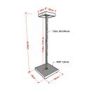 Ver imagem 2 de Expositor Central De Coluna Cremalheira Comac - Preto