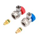 Ver imagem 2 de Manifold com Mangueiras 150cm + Engates com Maleta R134