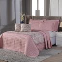 Ver imagem 2 de Kit Peseira Cama Solteiro com Capa de Almofada Decoração Quarto 3 Peças