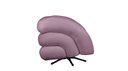Ver imagem 2 de Poltrona Micheli 94cm Base Reclinável Veludo: Rose