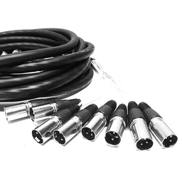 Multicabos Xlr 8 Vias Cirilo Cabos - 5 Metros - 2
