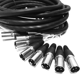 Multicabos Xlr 8 Vias Cirilo Cabos - 5 Metros - 4