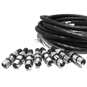 Multicabos Xlr 8 Vias Cirilo Cabos - 5 Metros