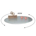 Ver imagem 2 de Prato Giratorio com Vidro Laqueado 45cm - Off White