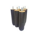Ver imagem 4 de Pés de Madeira para Base Box 10cm de Altura - (Preto) - 6 Uni