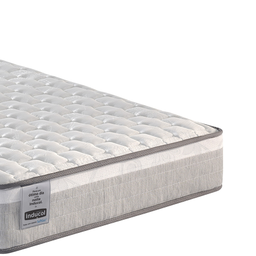 Bicama Box Solteiro Courino Linho Cinza 88x188 com Dois Colchões Hanover Molas Ensacadas Inducol - 12
