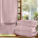 Ver imagem 2 de Toalha Avulsa Banhão Kazzavip 100% Algodão Nobre Jacquard Limoges 81cmx150m Rosa Cetim