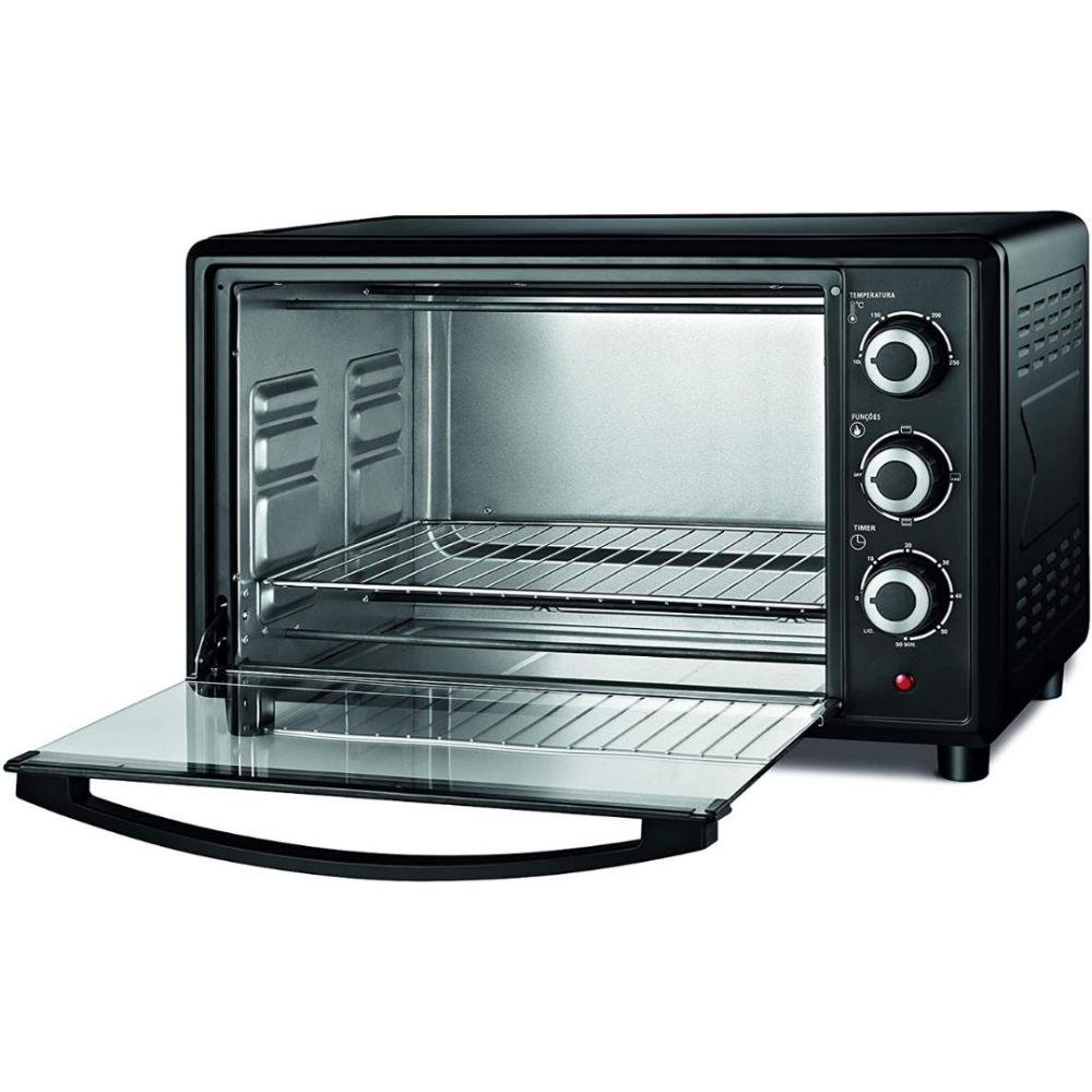 Forno Elétrico Mondial Family 36L Preto/Inox 1600W FR-17 - 220v - 7