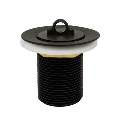 Válvula/Ralo Tanque Pia e Cuba Metal Black/Preto 1.1/4''