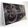 Quadro Rodas Trem 90x60 Cm Vidro Impresso - 8