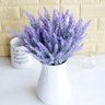 10 Ramos Plantas Lavanda Artificiais Roxo com 35 Folhas 40cm - 2