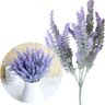 10 Ramos Plantas Lavanda Artificiais Roxo com 35 Folhas 40cm - 1