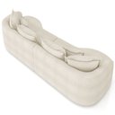 Ver imagem 7 de Sofá 3 Lugares Orgânico Sala de Estar Living 210cm Ekos K01 Bouclê Cru - Lyam Decor