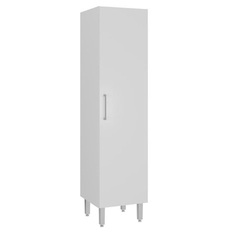 Armário de Lavanderia Multiuso com 1 Porta 45cm Multimóveis CR30054 Branco