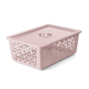 Ver imagem 1 de Cesto Organizador G Uz C/tampa Rs Uz370-ros