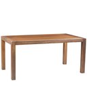 Ver imagem 1 de Mesa Sala de Jantar Cozinha Dumai 160cm Madeira Maciça Walnut Escovado - Gran Belo