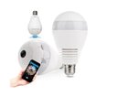 Ver imagem 1 de Camera Lampada Panoramica Segurança 3d Wi-fi
