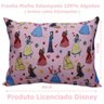 Fronha Portallar Malha Estampada Disney Danca de Princesas 48cmx68cm Rosa - 4